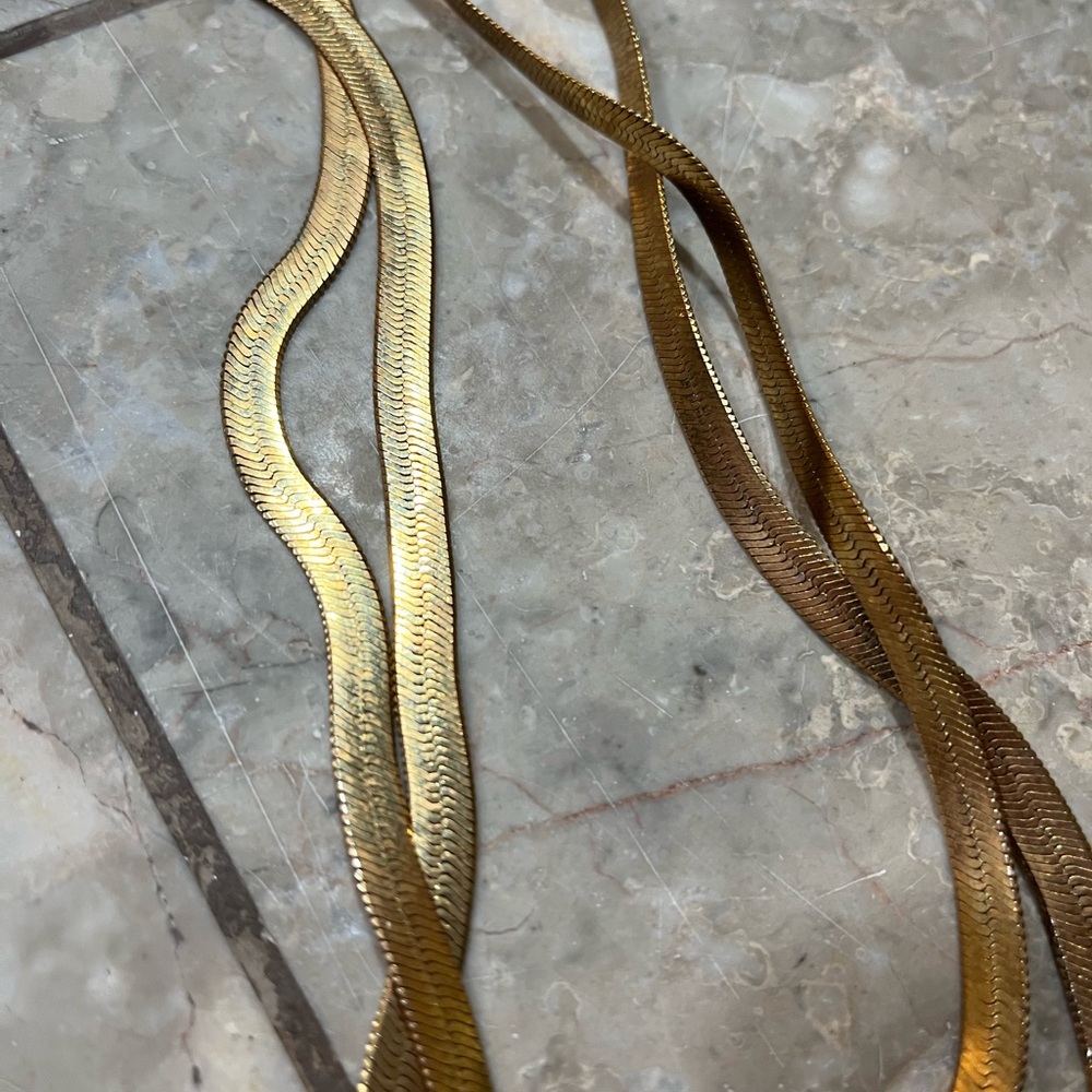Elegant Gold and Brown Women's Necklace